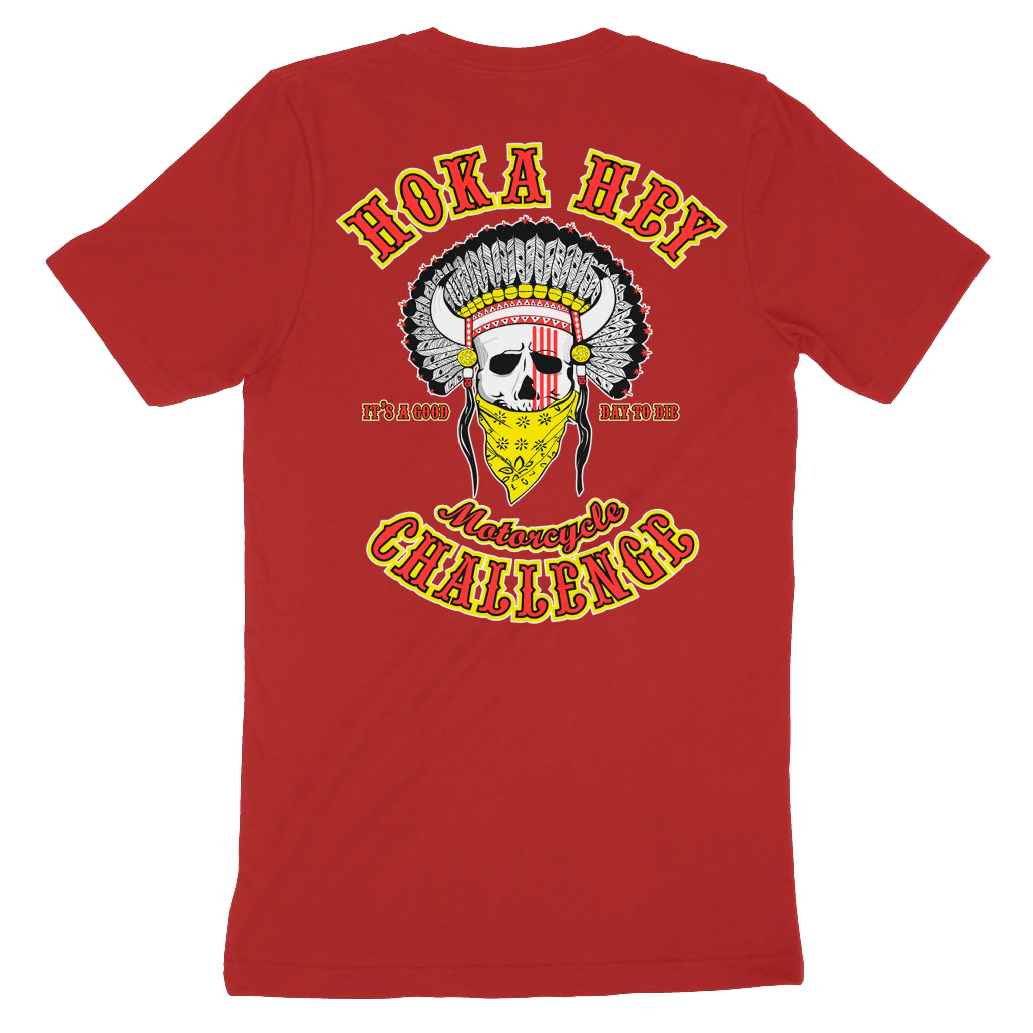 Red Bella Canvas Full Back Design Shortsleeve