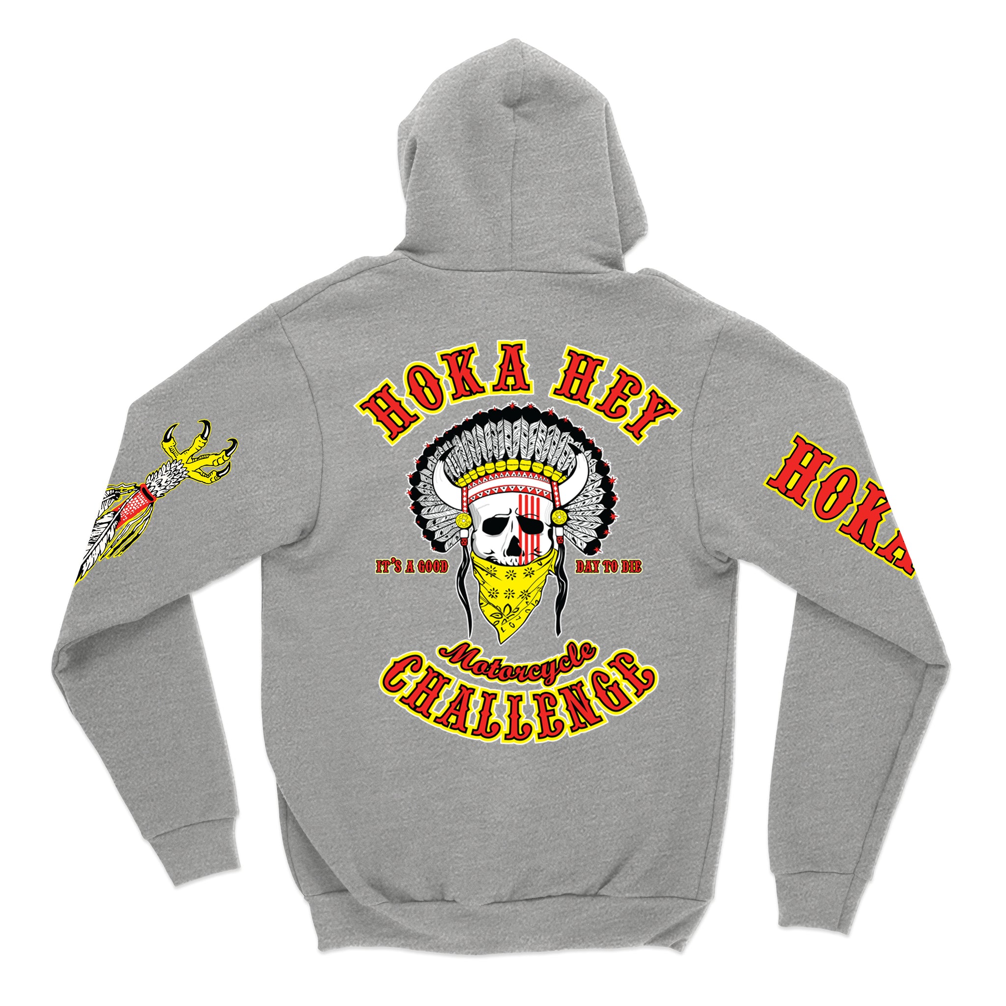 Athletic Grey Zip-Up Sweatshirt