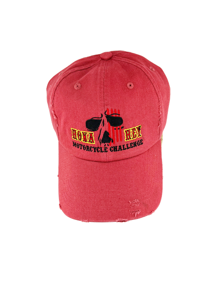 Red Distressed Hat
